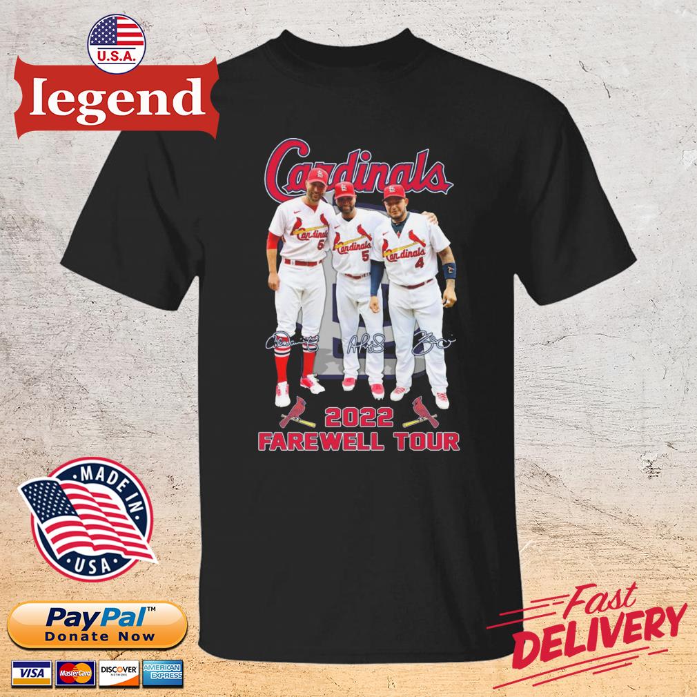 Designshirtat St Louis Cardinals 2022 Farewell Tour signatures shirt